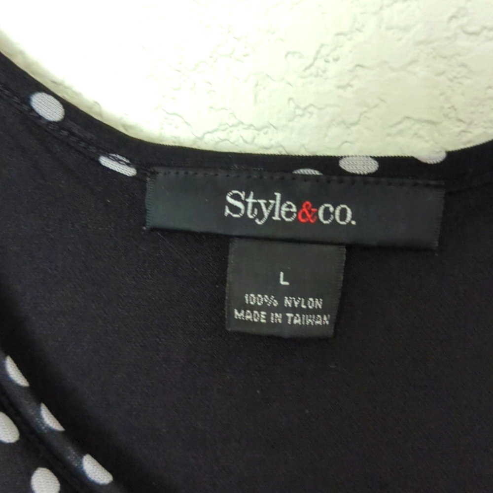 Style & Co Ruffled Dress, L - Picture 3 of 5